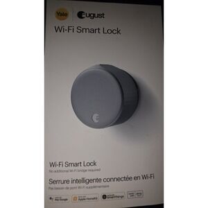 Yale August Wi-Fi Smart Lock 4th Gen Keyless Entry Deadbolt Smart Keypad Bundle